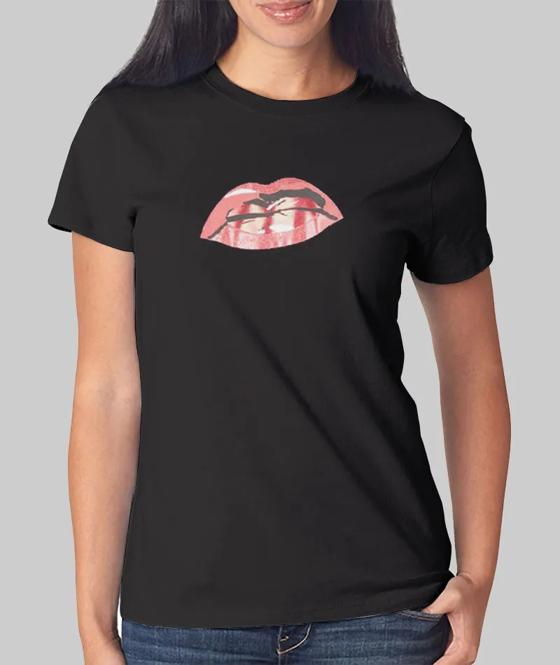 Pete Doherty Lips Maison Margiela Kiss Shirt | Hype Strong